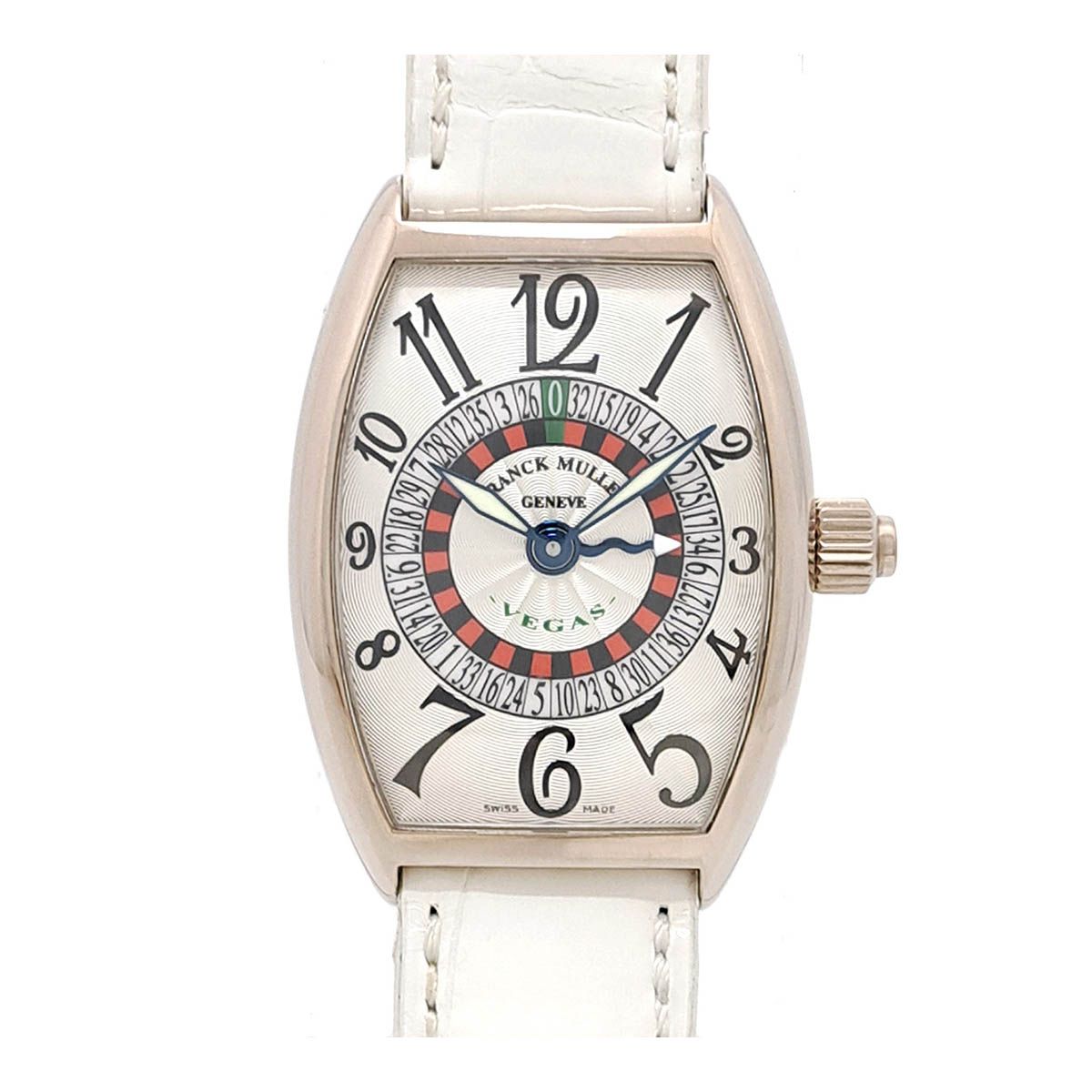 フランクミュラー トノーカーべックス ヴェガス 5850 VEGAS 自動巻き ホワイトゴールド メンズ FRANCK MULLER【中古】 【時計】