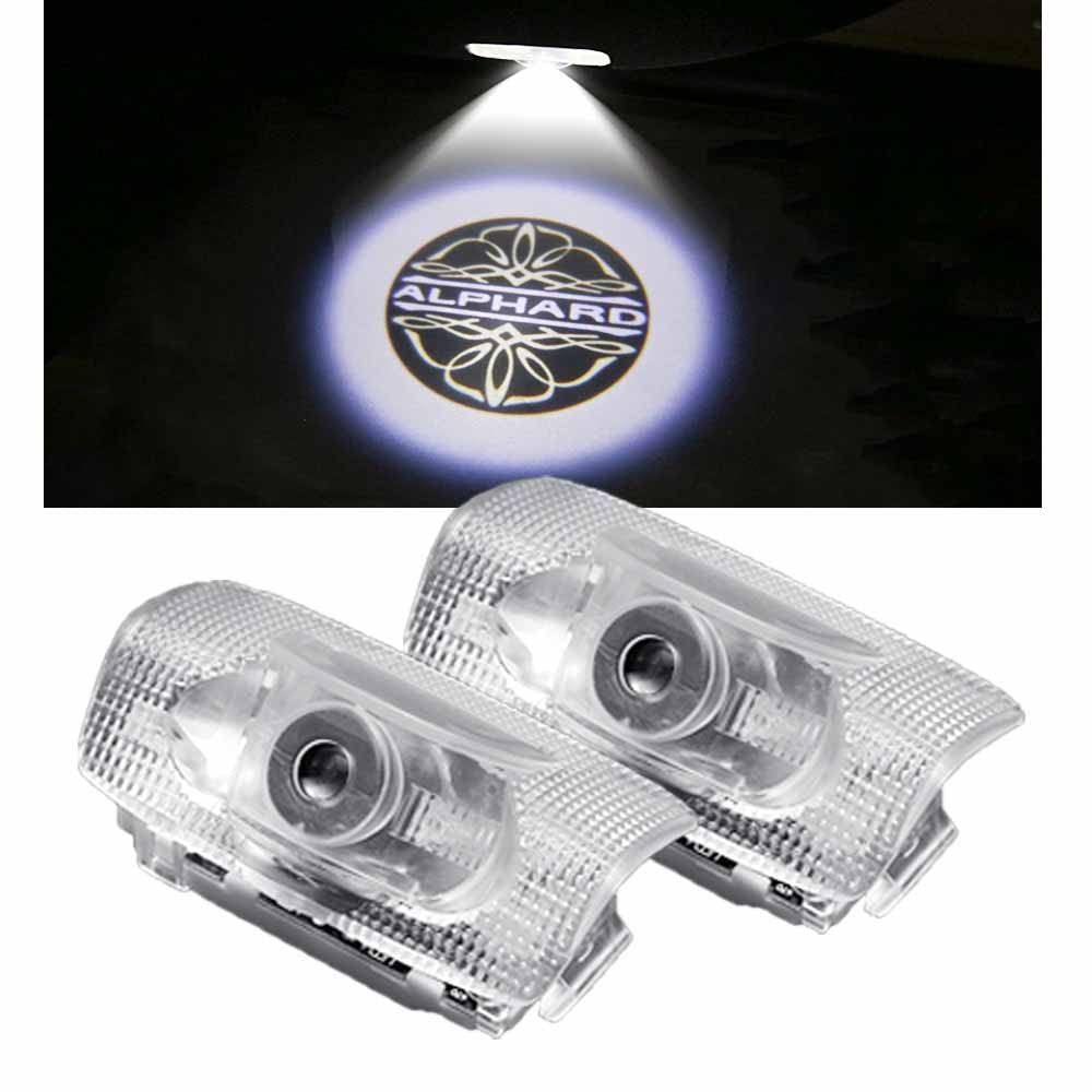 Alphard for 2個セット 角度調整機能付き カーテシ 車用ドアランプ Q 30系 アルファード 20系 LEDロゴ投影 カーテシランプ ドアウェルカムライト カーテシライト Ltsplay