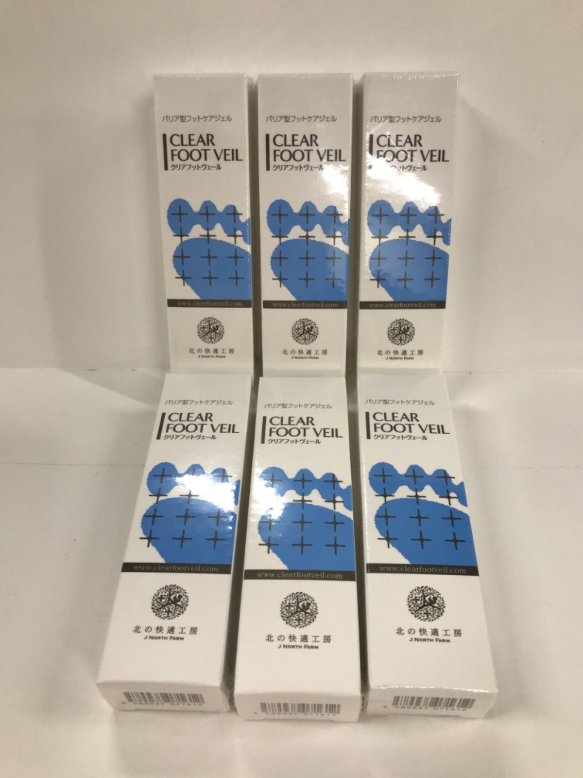 クリアフットヴェール25g × 北の快適工房 クリアフットヴェール 25g×6本