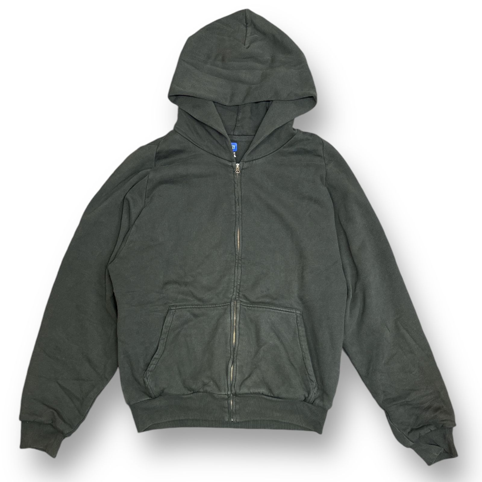 YEEZY GAP 22SS DOUBLE FACE ZIP UP HOODIE ダブルフェイスジップアップフーディー パーカー イージーギャップ  537322 ブラック M 75084A6 - メルカリ