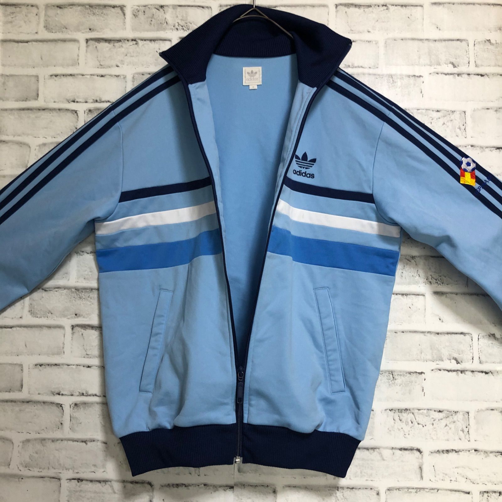 adidas⭐️トラックジャケット/ジャージ M 刺繍トレファイル