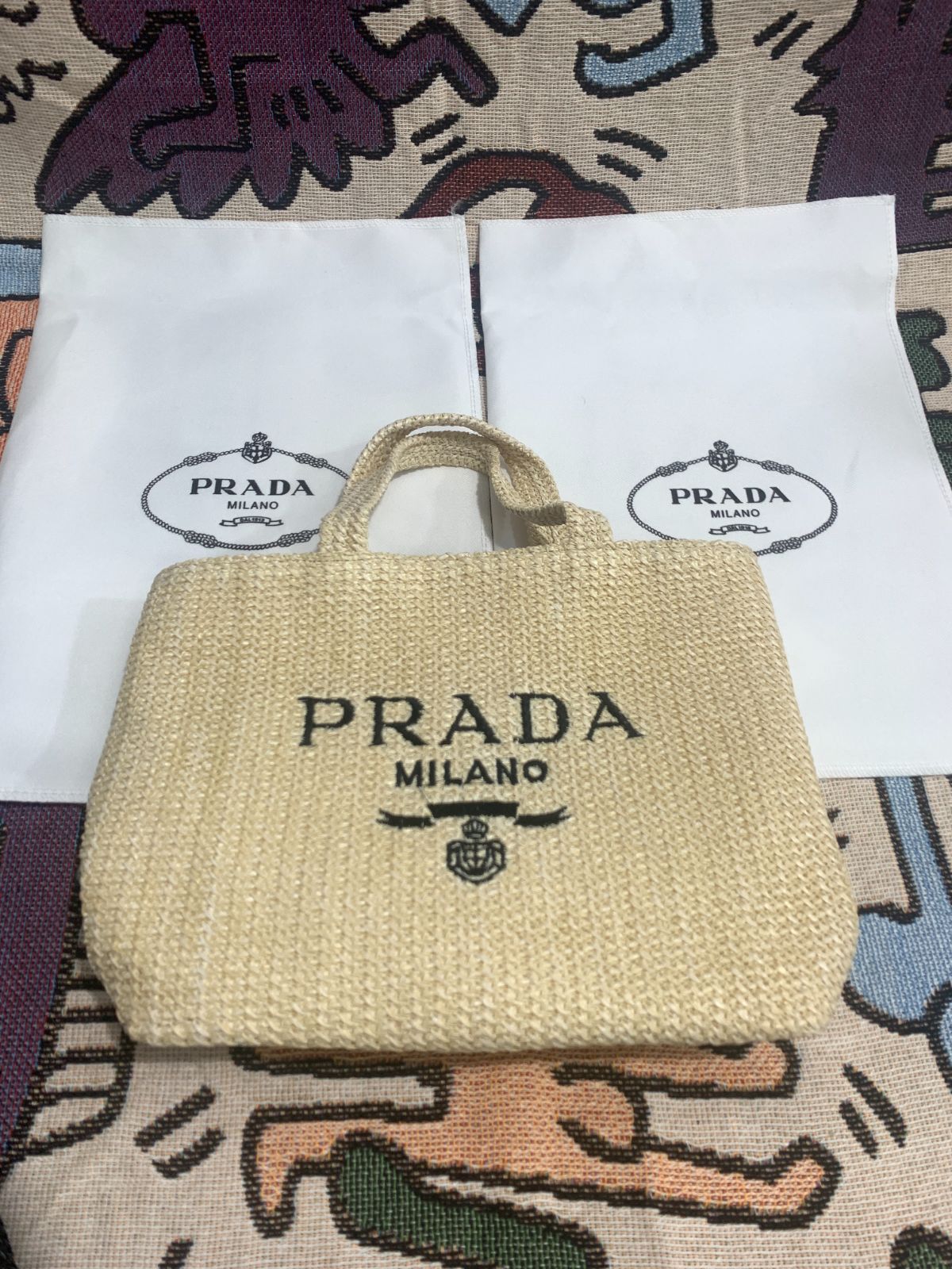 在庫限り】PRADA・プラダ トートバッグ かごバッグ ハンドバッグ　レディース　超人気