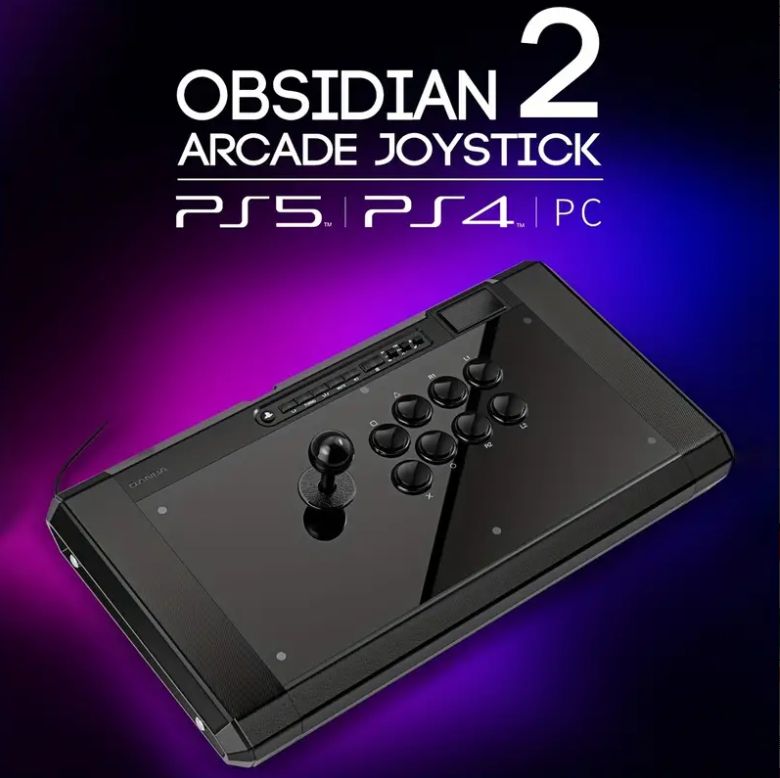 QANBA OBSIDIAN 2 アーケードジョイスティック　(ジャック品) PlayStation 日本国内公式ライセンス商品】 Qanba Obsidian 2