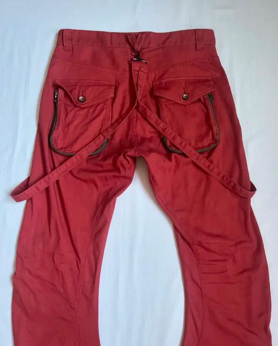 PPFM J Curved Suspenders Bondage Pants