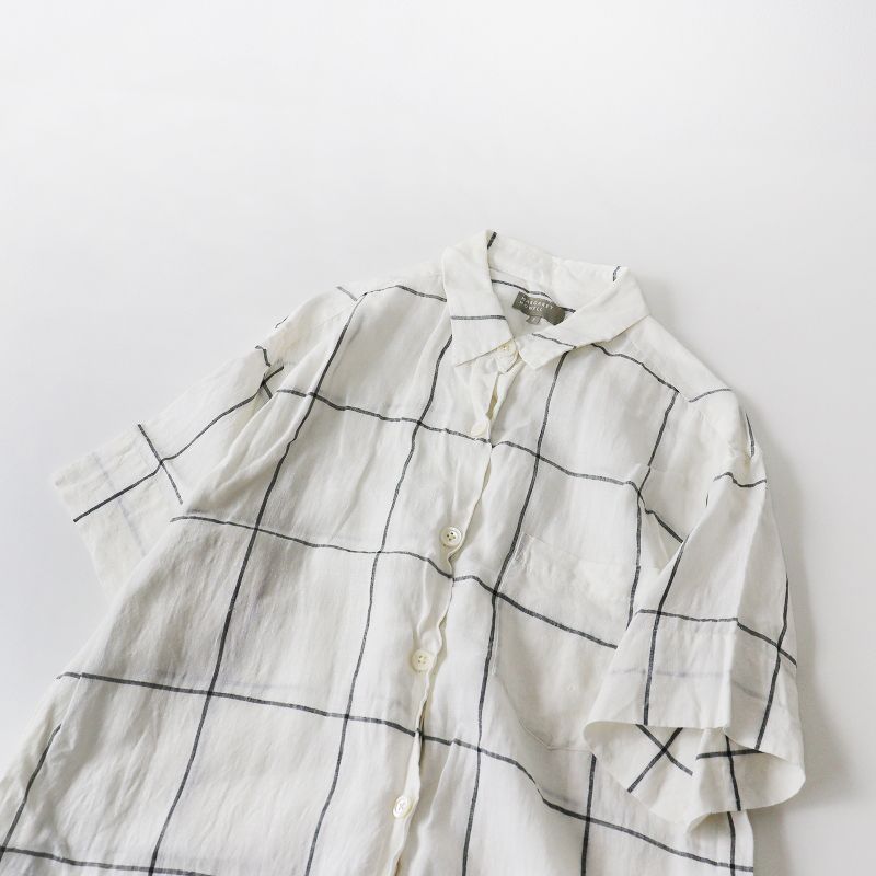 2019SS マーガレットハウエル MARGARET HOWELL LARGE WINDOWPANE LINEN