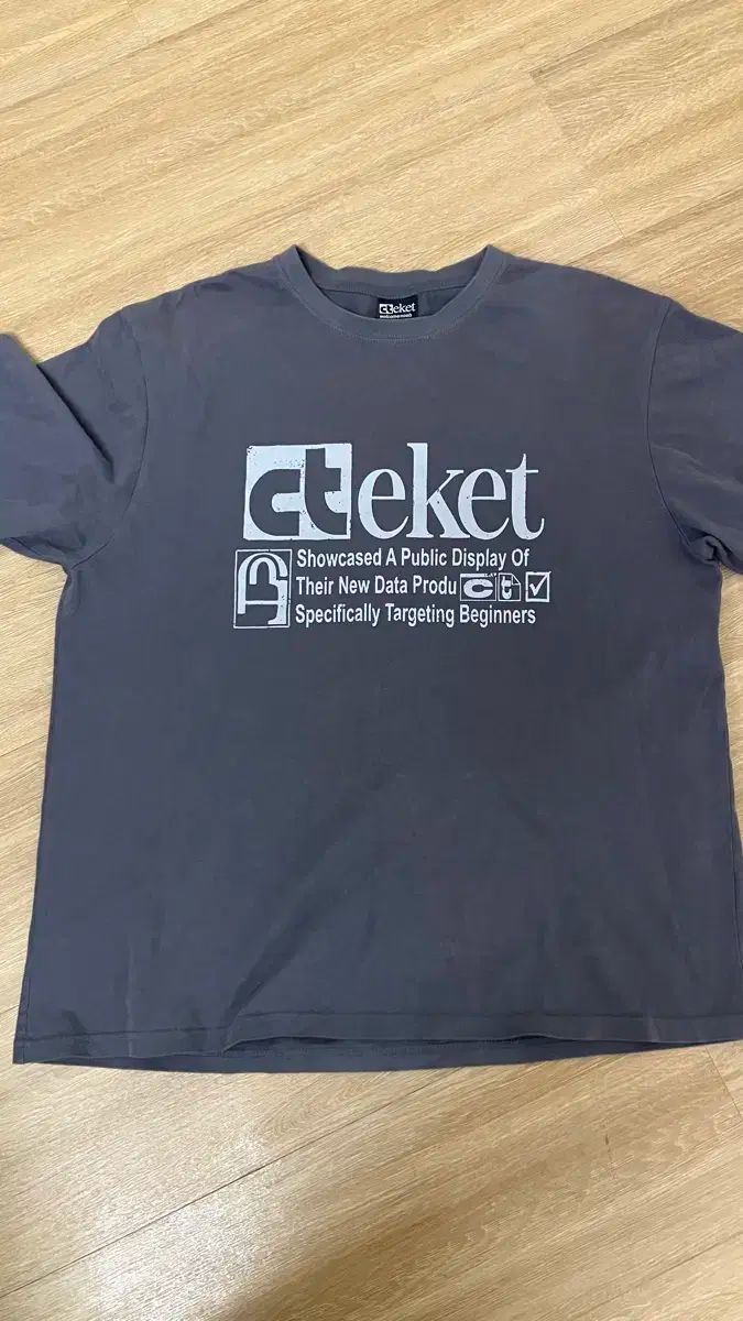 teket テケット 長袖 チャコール M