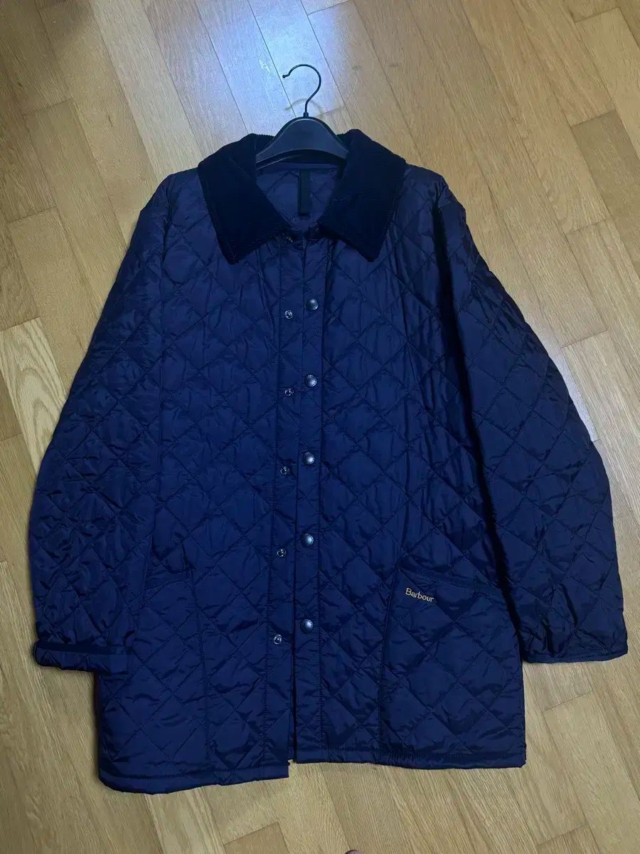 バーバークイッティングジャケット ネイビー L 105 110