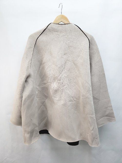 ◇ Doux archives ドゥアルシーヴ ノーカラー 無地 ゆったり