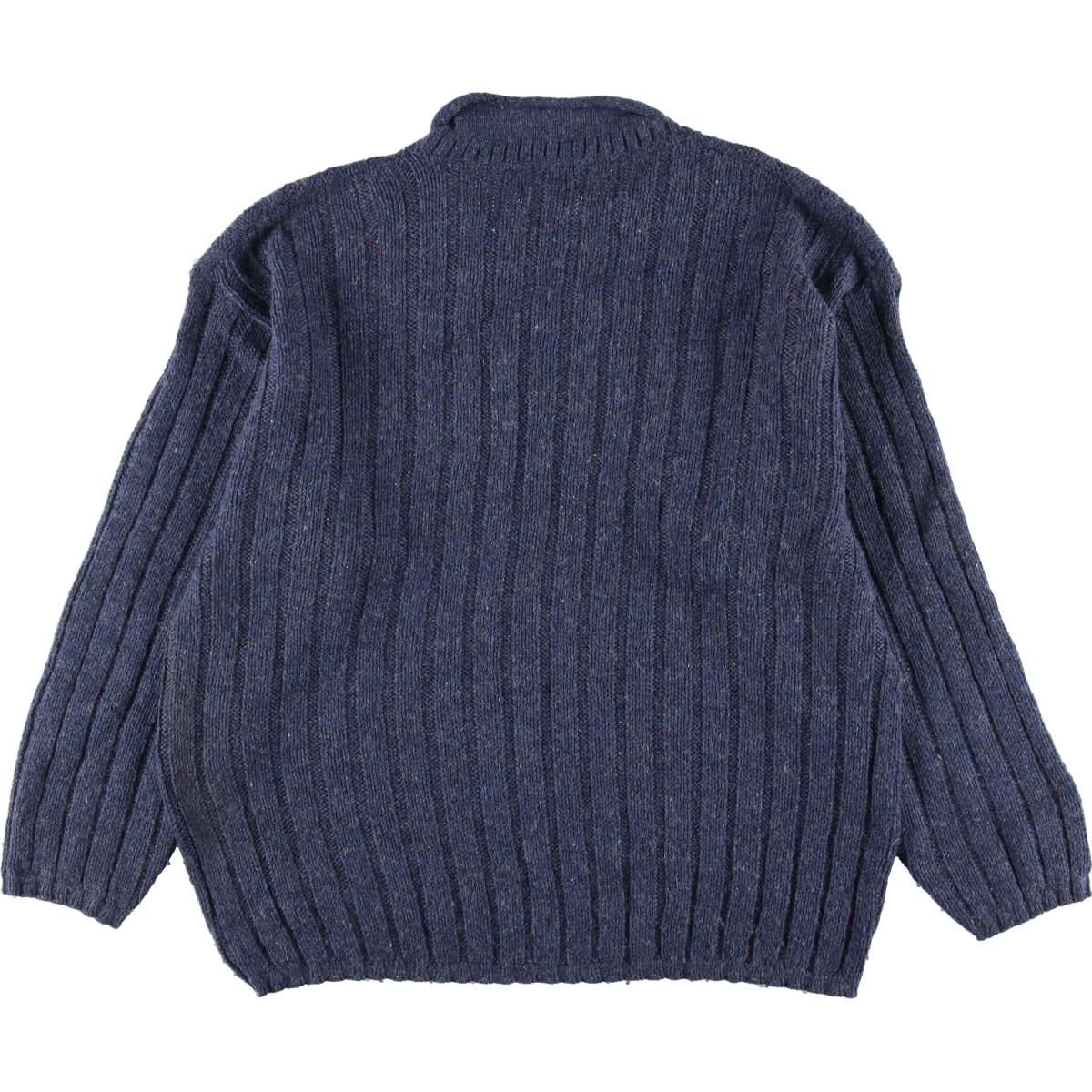 専用 s USA製 エルエルビーン リブニット プルオーバー ウール 古着 古着 80年代 エルエルビーン L.L.Bean ロールネック ウール