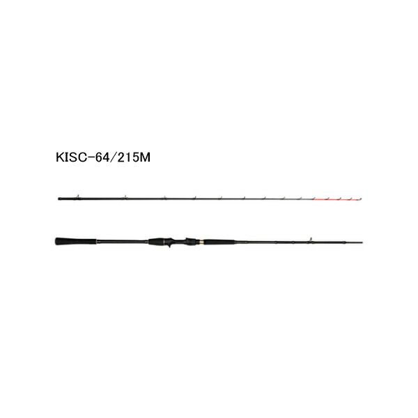 ≪ 25年5月新商品 ≫ アブガルシア 黒船 イサキ KISC-64|215M 〔仕舞寸法 110.5cm〕 返品不可