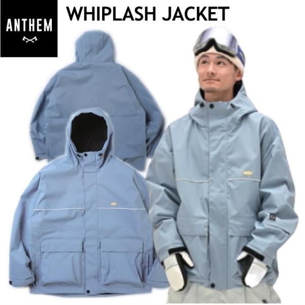 Lサイズ ◎ 24-25 ANTHEM WHIPLASH JKT MAT BLUE AN2454 アンセム スノーボード スノボウェア スポーツミックス ジャケット JACKET