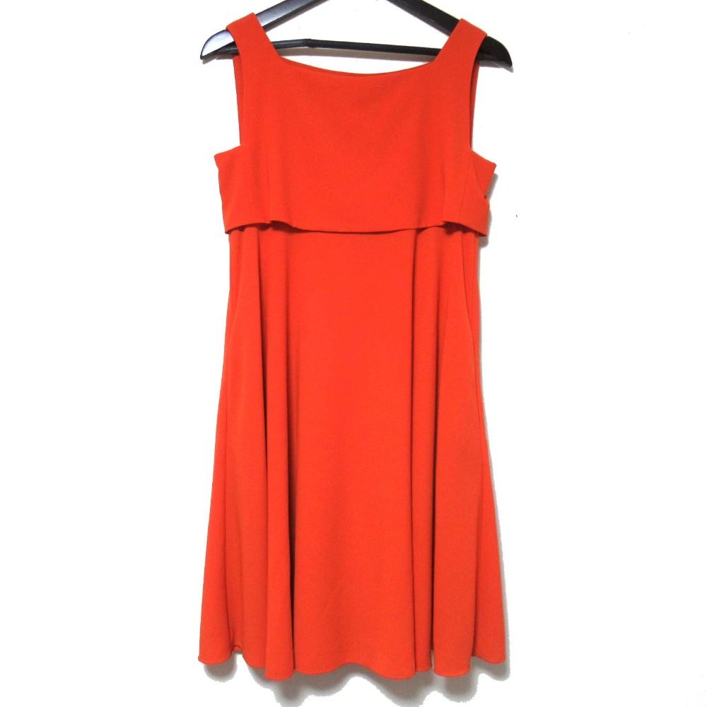 FOXEY NEW YORK オレンジ フレアワンピース 40