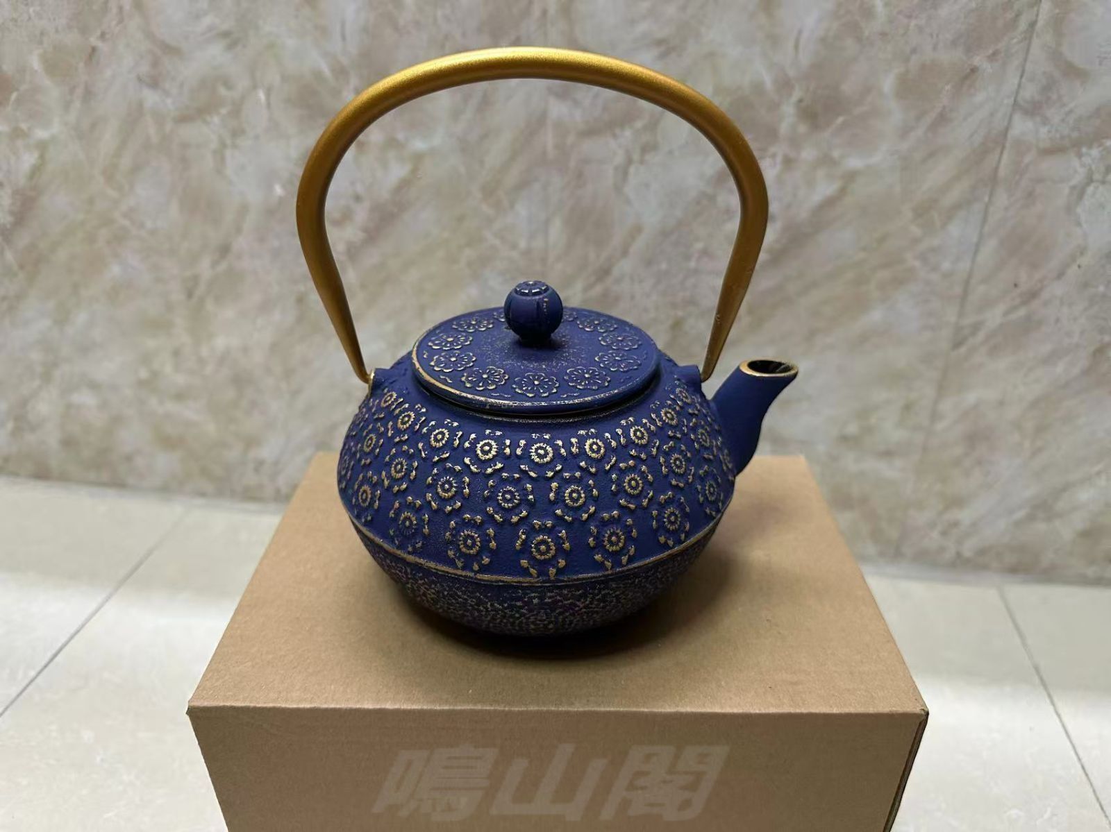 新品未使用】鉄瓶 鉄器 急須 1000ML 鉄分補給 茶道道具 伝統工芸