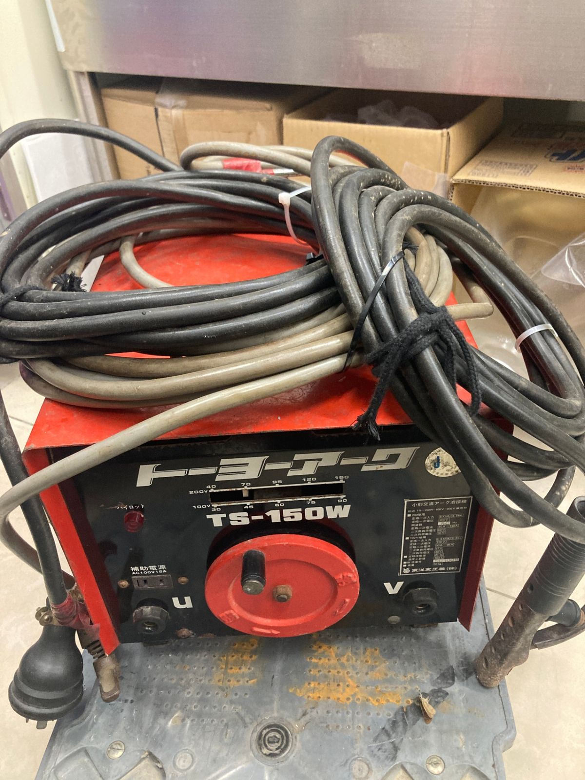 中古品】【0922】☆トーヨーアーク 小型交流アーク溶接機 TS-150W IT2F0MCEIDE0 - メルカリ