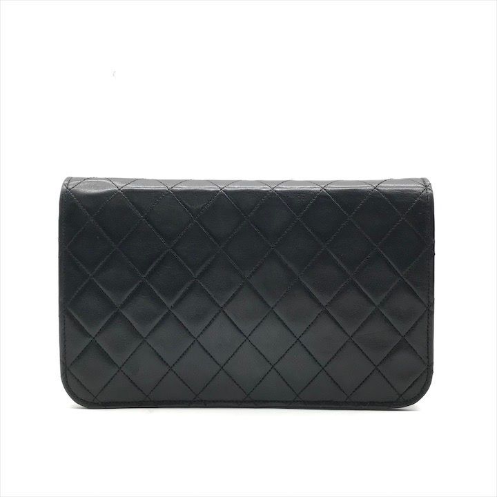 良品 CHANEL シャネル ココマーク マトラッセ ラムスキン プッシュ  