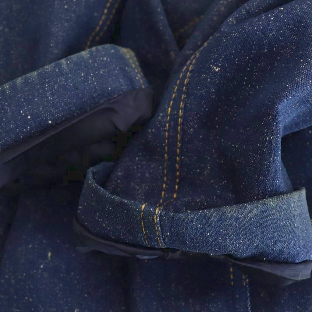 デニムテーラードジャケット ダブル