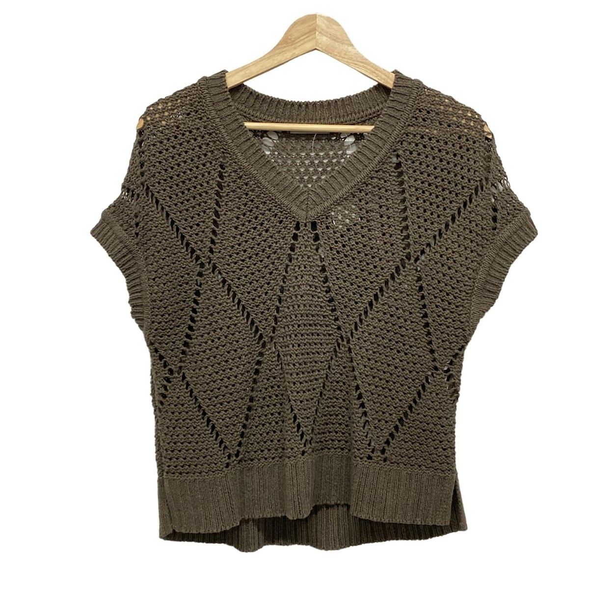 セオリーリュクス NEW SAXONY ジレ ライトグレー38 【美品