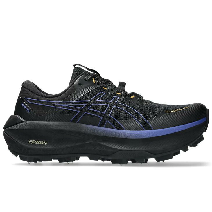 アシックス メンズ ランニングシューズ 2E相当 GORE-TEX asics FUJISETSU MAX GTX 靴 スパイク装備 雪上ラン トレイル ゴアテックス ロードラン トレーニング スポーツシューズ 男性 1011C115