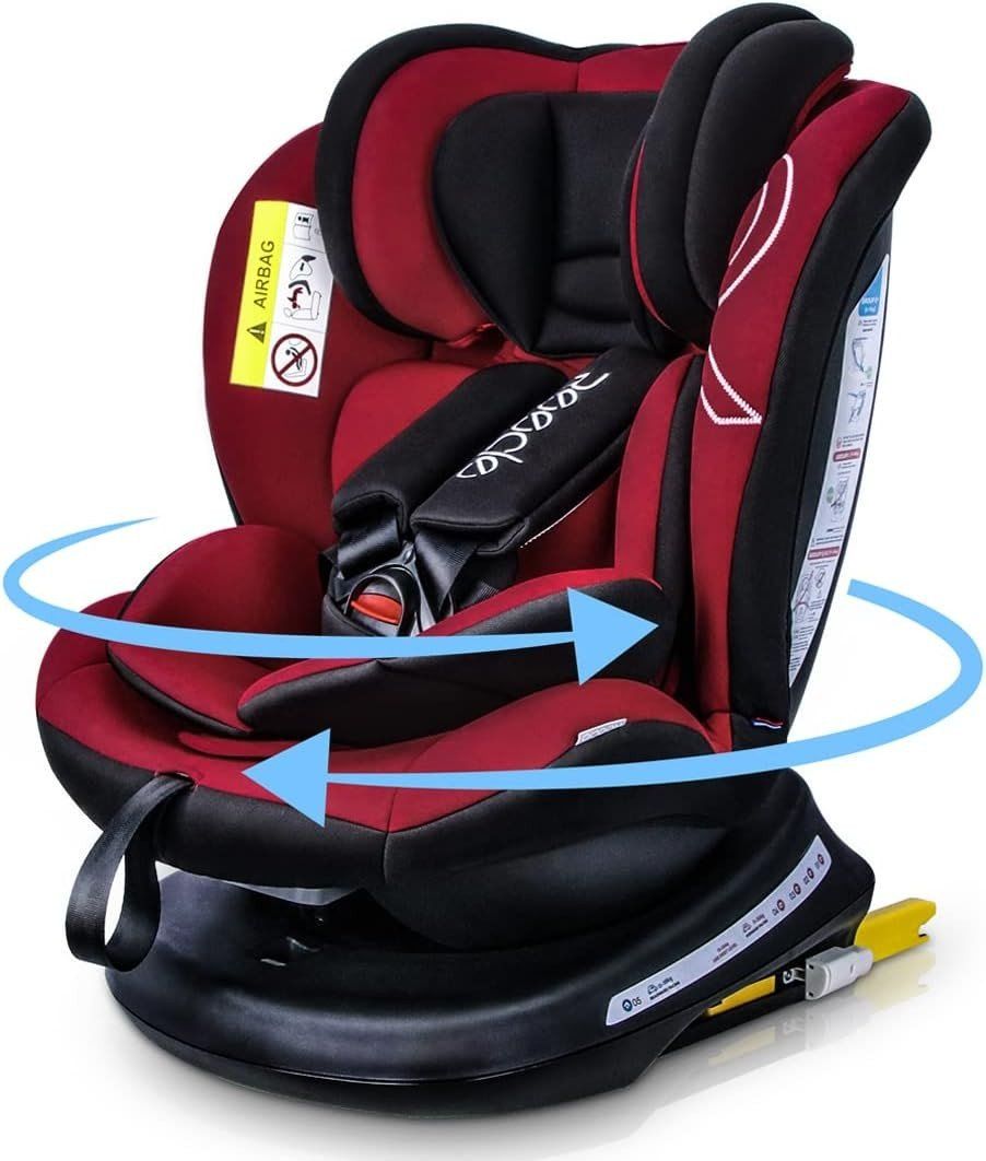 Reecle チャイルドシート 360° 回転式 新生児-12歳頃 (0-36kg) ISOFIX