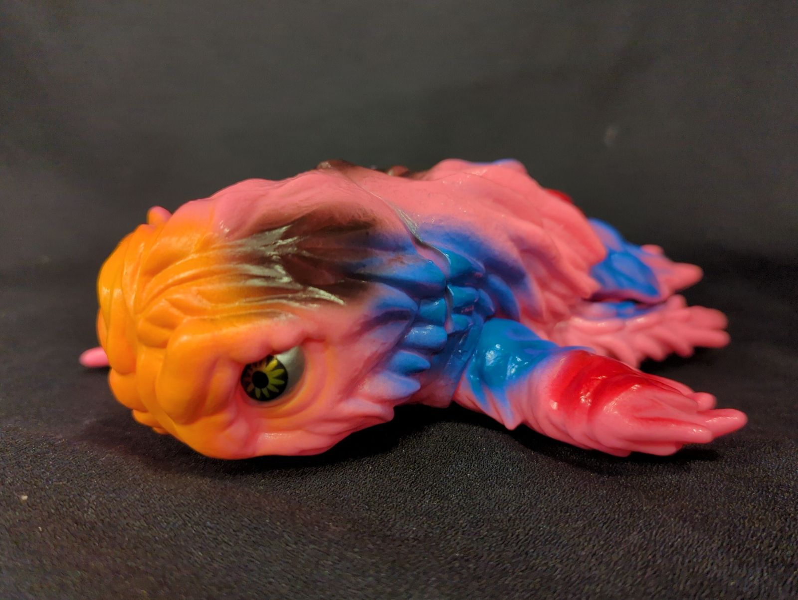 マーミット　ヘドラ　ピンク 世紀の大怪獣 マーミット ヘドラ 水中期 ピンク成型 青/黒/赤塗装 開封