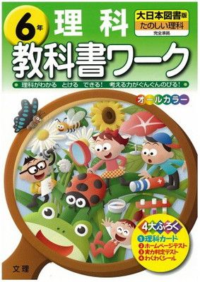 【中古】小学教科書ワーク 大日本図書版 たのしい理科 6年