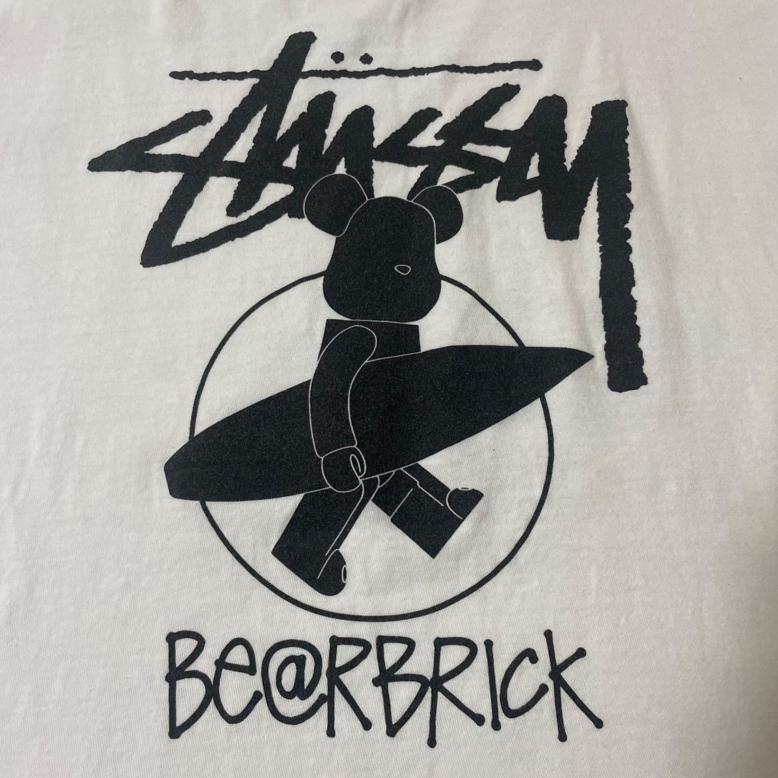 STUSSY × BE@RBRICK ベアサーフマンTEE メキシコ製 - メルカリ
