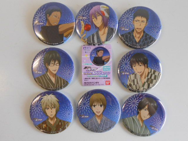 福袋 オンライン ♯Kht26JZ黒子のバスケカプセル缶バッジコレin summerB全8種 アクリルスタンド