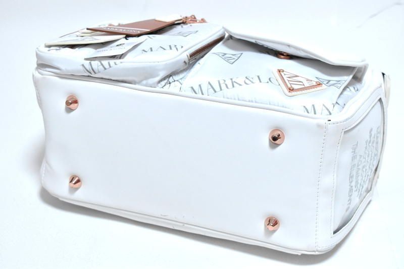 訳あり品】新品 MARK & LONA ライアングルロゴ ナイロンツイル