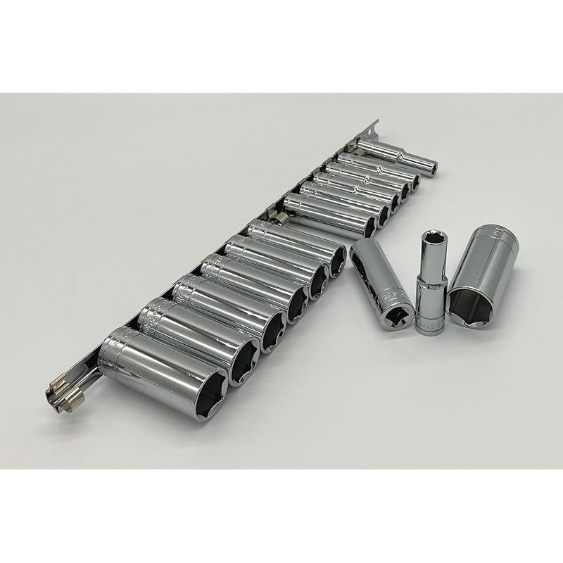 SIGNET(シグネット) 3/8ドライブ 15PC ディープソケットセット