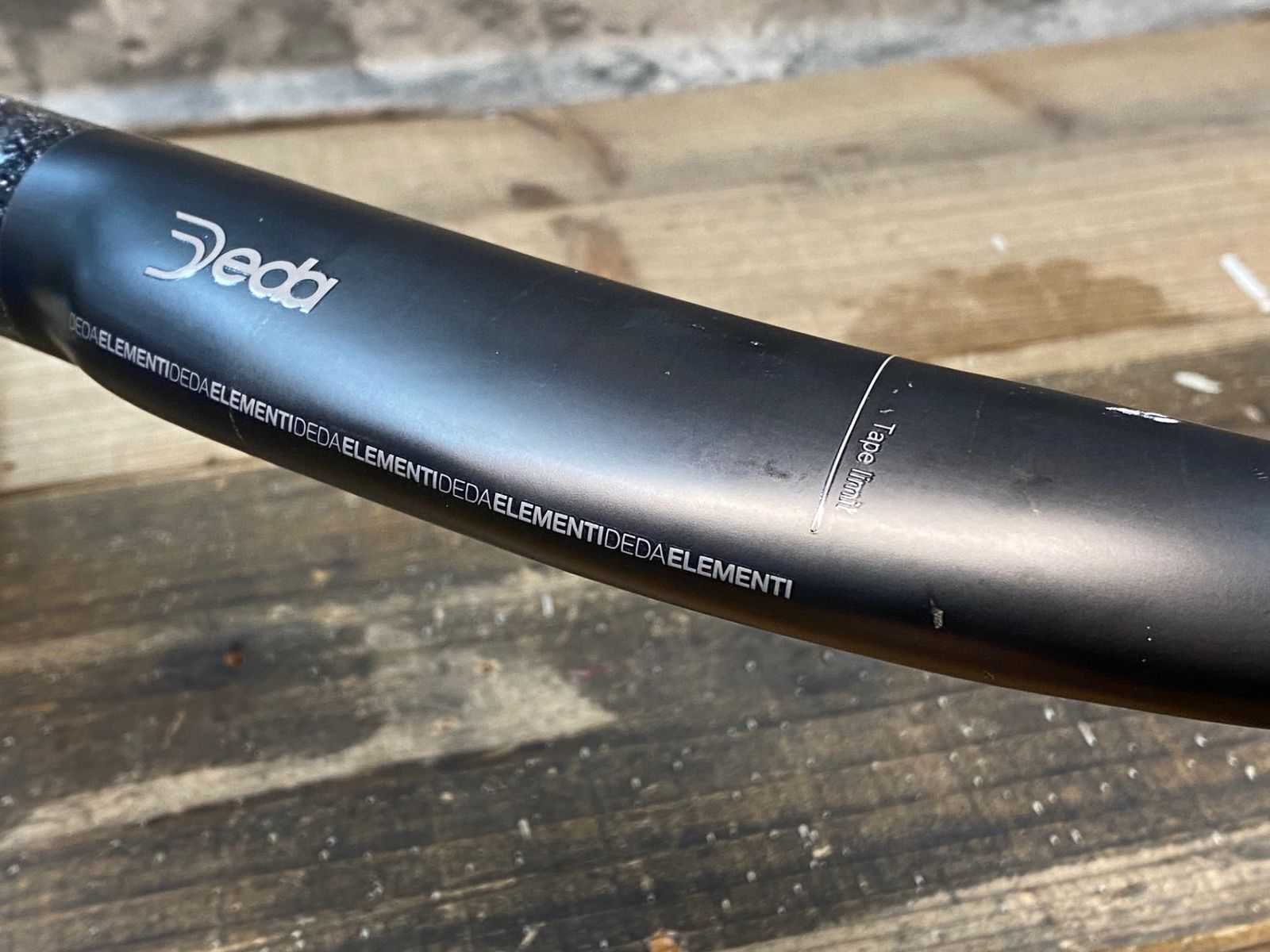 IR672 デダ Deda SUPERZERO アルミ ドロップハンドル 黒 エンドC