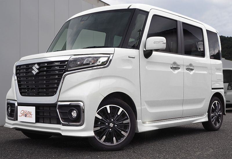 サムライプロデュース スズキ スペーシア MK53S スペーシアベース MK33V サイドガーニッシュ 左右セット 4P 鏡面仕上げ