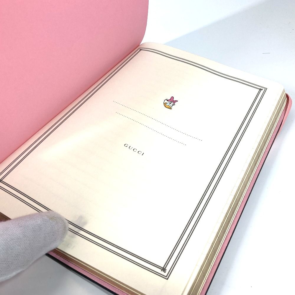 グッチ GUCCI デイジーダック GGスプリーム ディズニーコラボ DISNEY ノート メモ帳 ステーショナリー ノートブック GGスプリームキャンバス ベージュ 未使用 GUCCI グッチ ノートブック デイジーダック GGスプリーム GGスプリーム