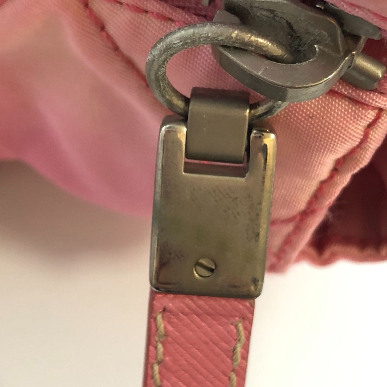☆PRADA プラダ キルティング 2Way ミニボストンバッグ BR2236 三角 