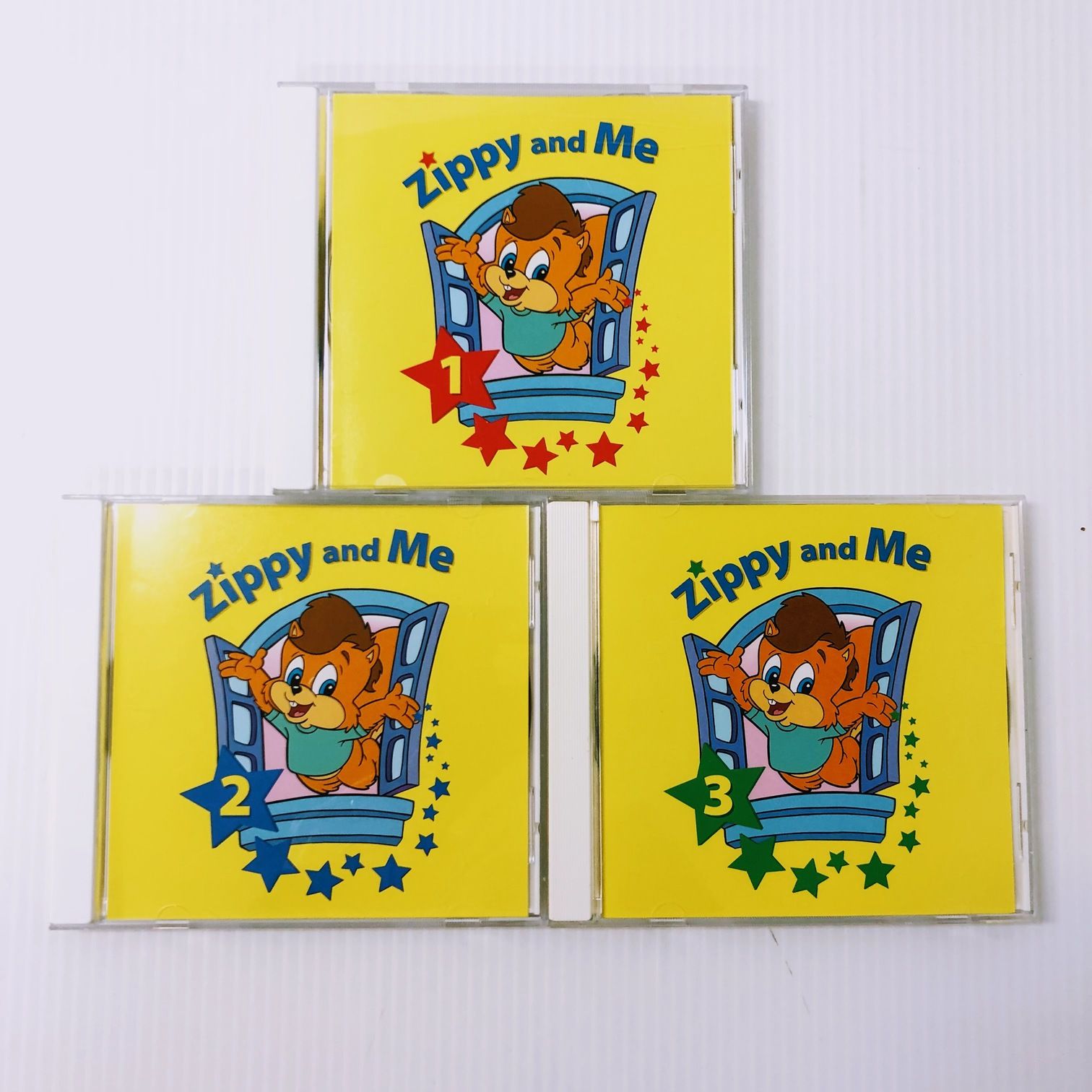 ジッピーアンドミー dvd 3枚cd 3枚セット - 知育玩具