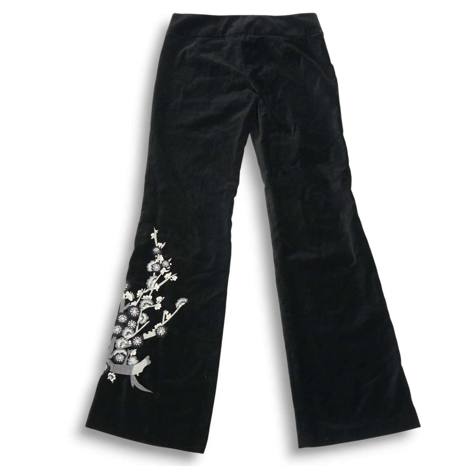 Y2K 00s☆ VIVIENNE TAM ヴィヴィアンタム 秋冬 梅 花 刺繍♪ ベロア  