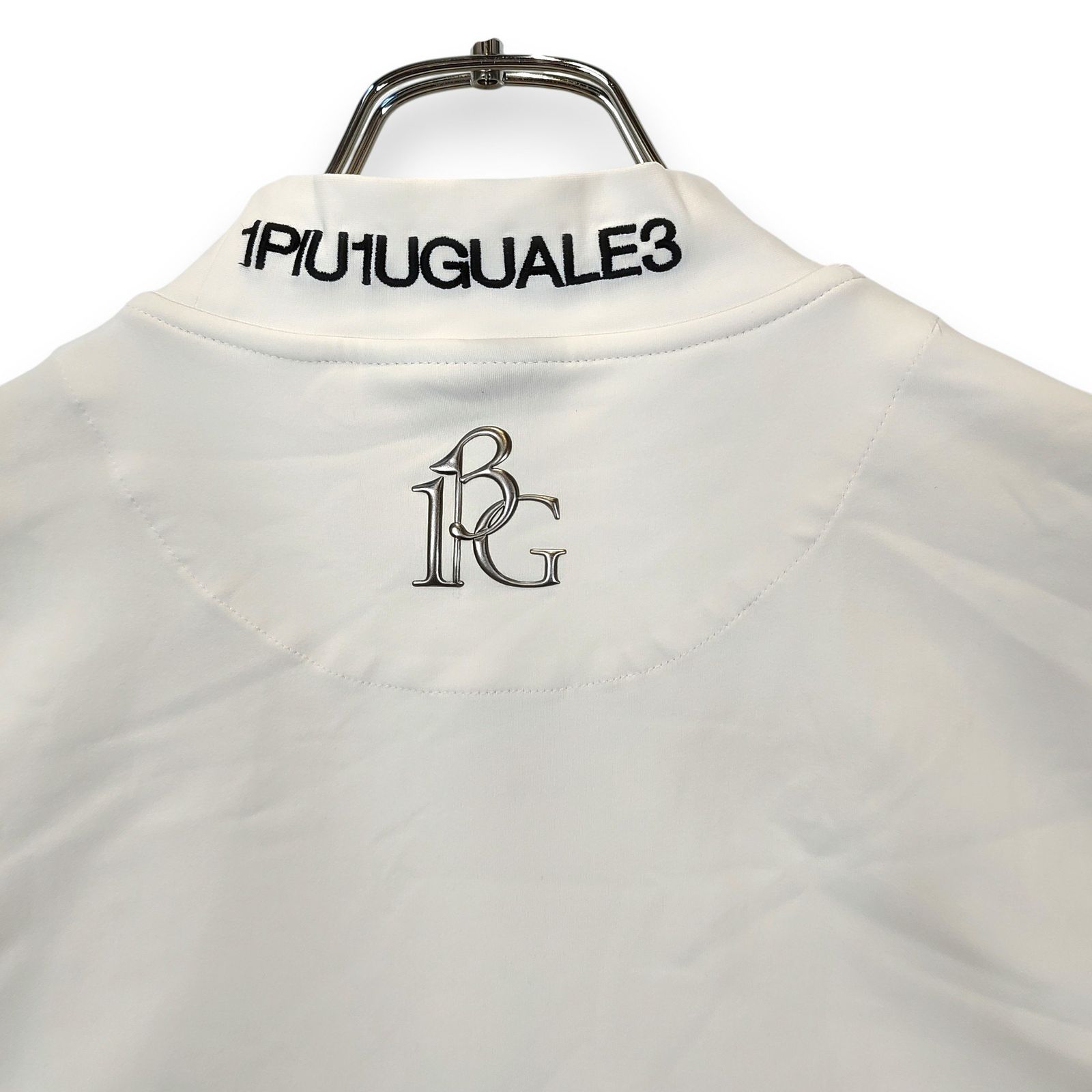 【未使用品】1PIU1UGUALE3　GOLF MOCK NECK半袖シャツ 1PIU1UGUALE3 GOLF - NEON BACK TAPE MOCK / ネオン バック