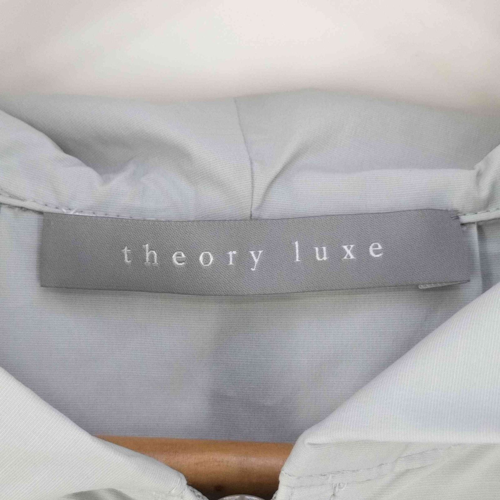 「高評価！」注目のレビュ theory セオリーリュクス luxe Banip Wear Outer Cotton Poly ジャケット・アウター