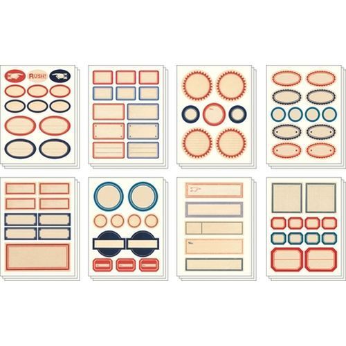 まとめ 銀座吉田 ステッカー デコラティブステッカー ヴィンテージラベル 92-068 ×6セット