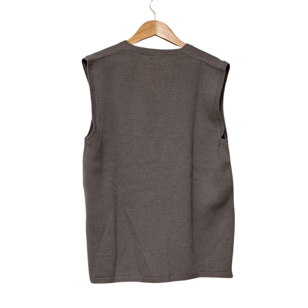 MARGARET HOWELL グレー Vネック ベスト M 美品 MARGARET HOWELL マーガレットハウエル Vネック ウール