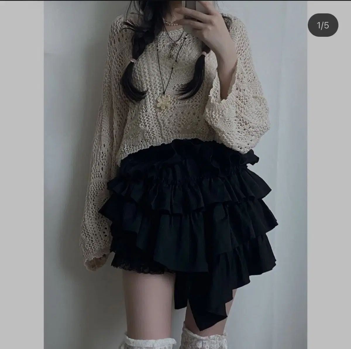 酒田 レイヤード スカート