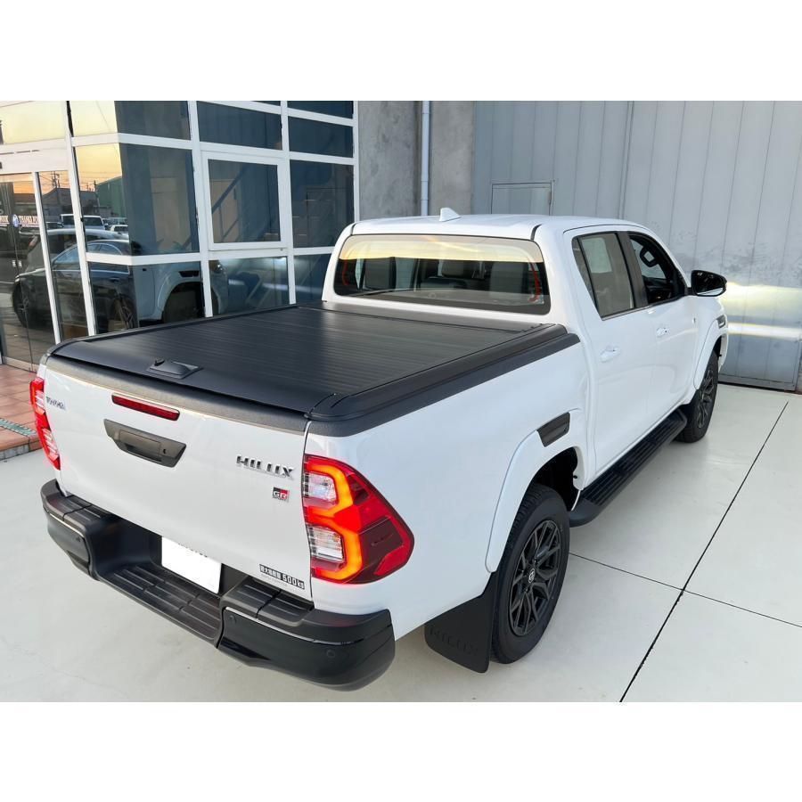 高品質!! TOYOTA HILUX REVO ハード プロテクター ロールシャッター式 手動 トノカバー ハイラックス GUN125 プロテクター プロテクター 荷台カバー 鍵付 高品質♪TOYOTA HILUX REVO ハード プロテクター ロールシャッター式