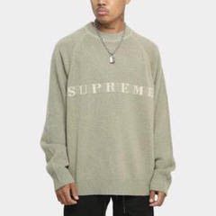 20FW Supreme Stone Washed Sweater L 美品