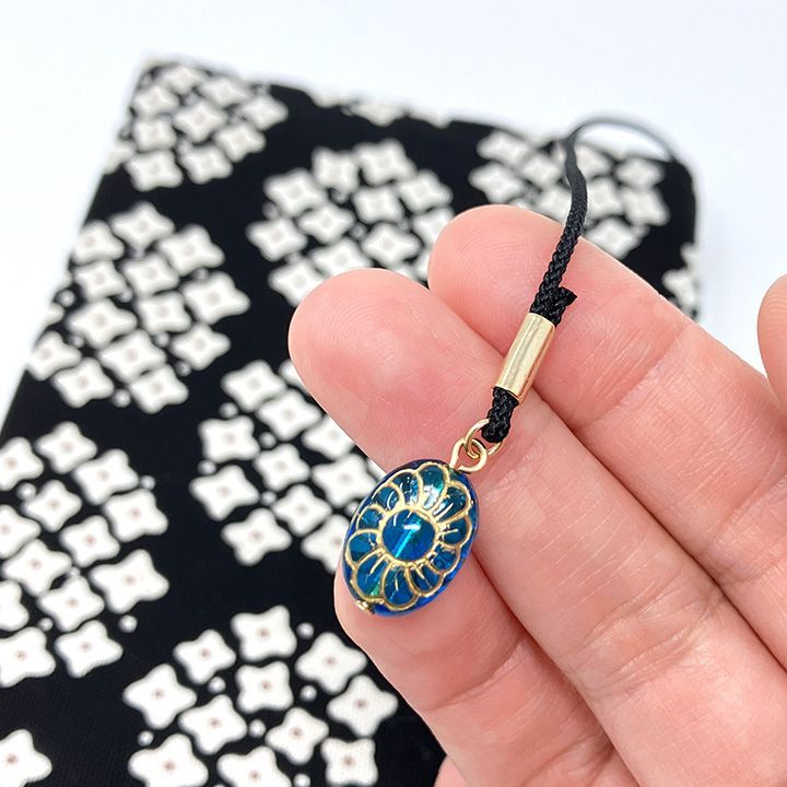 布ブックカバー あじさい 文庫本サイズ しおり付き ハンドメイド 