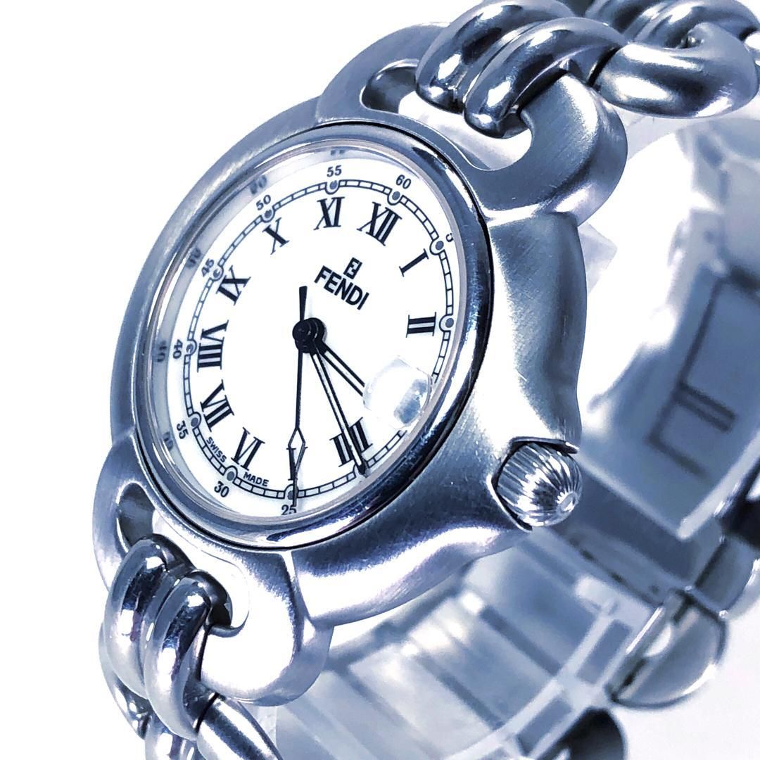 FENDI フェンディ 1600 クォーツ ステンレス シルバー ホワイト