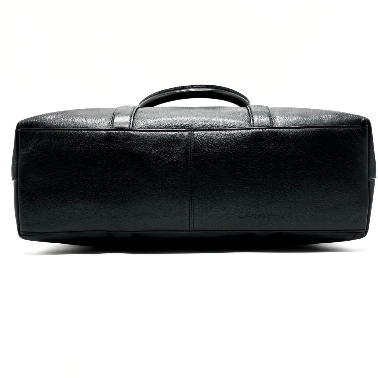 コーチ ビジネスバッグ ブリーフケース 2way 黒 レザー メンズ A4可