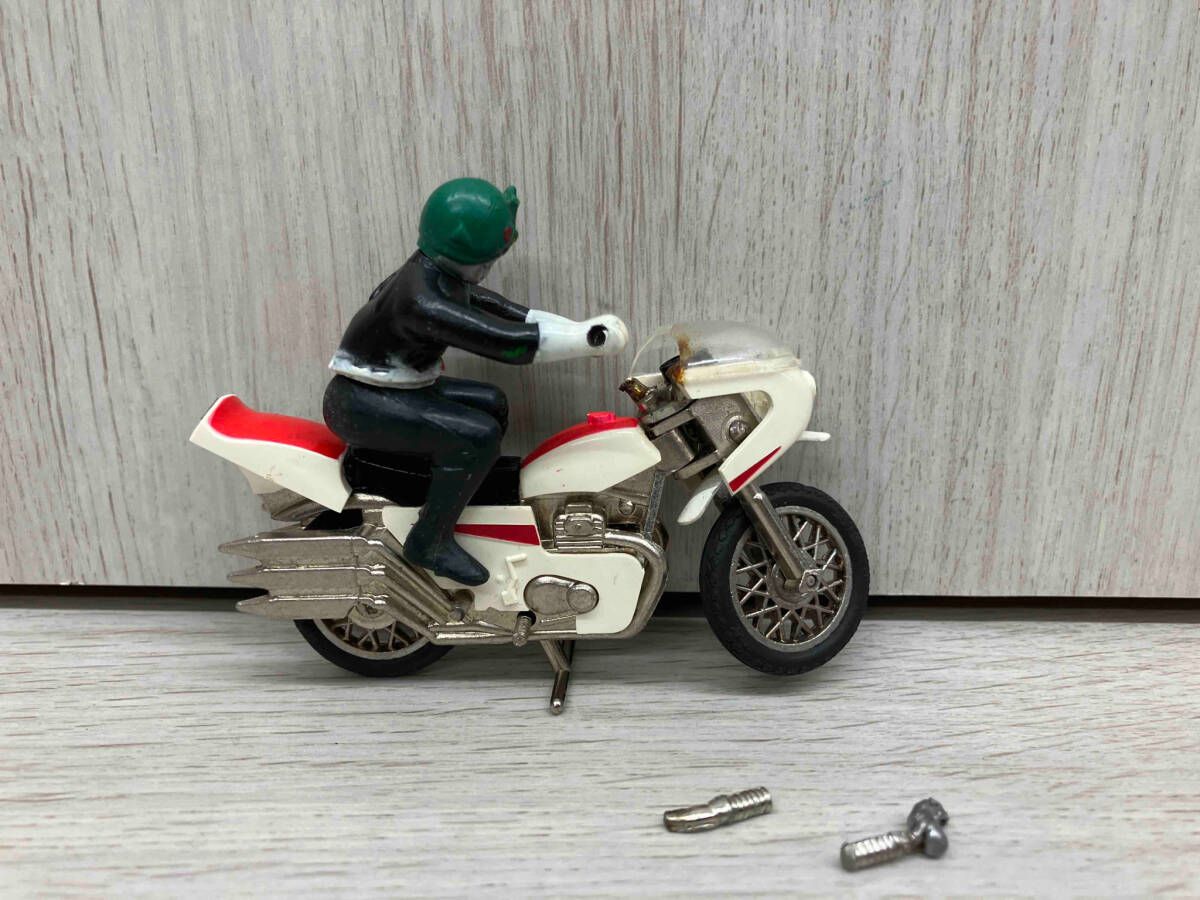 仮面ライダー 新サイクロン号 ソフビ人形 ポピー 希少品です!旧バンダイ ポピー 仮面ライダー ミニミニサイクロン号 ダイキャスト ミニ