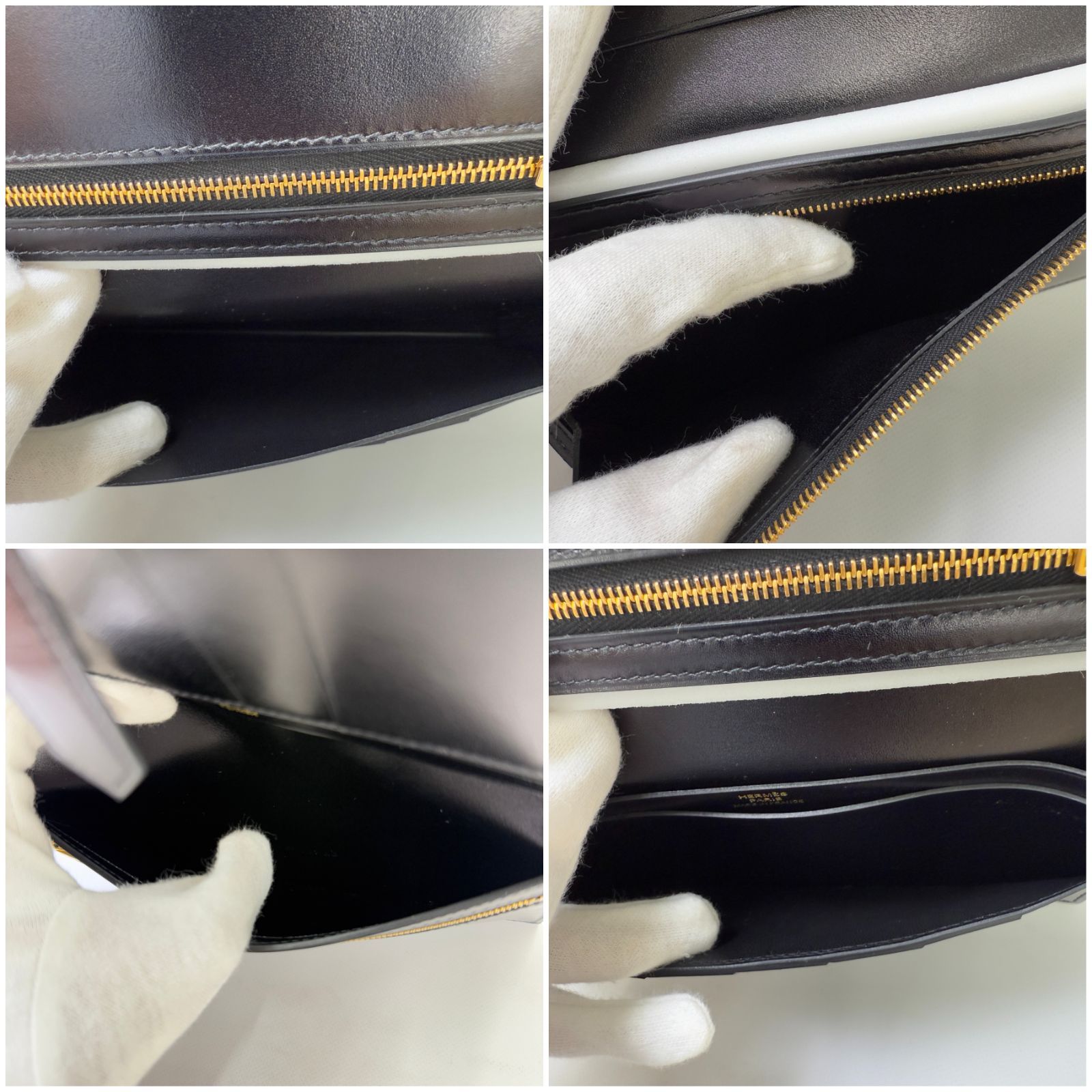 鑑定済み【 新品未使用 】エルメス 《 ベアン 》 ブラック ゴールド