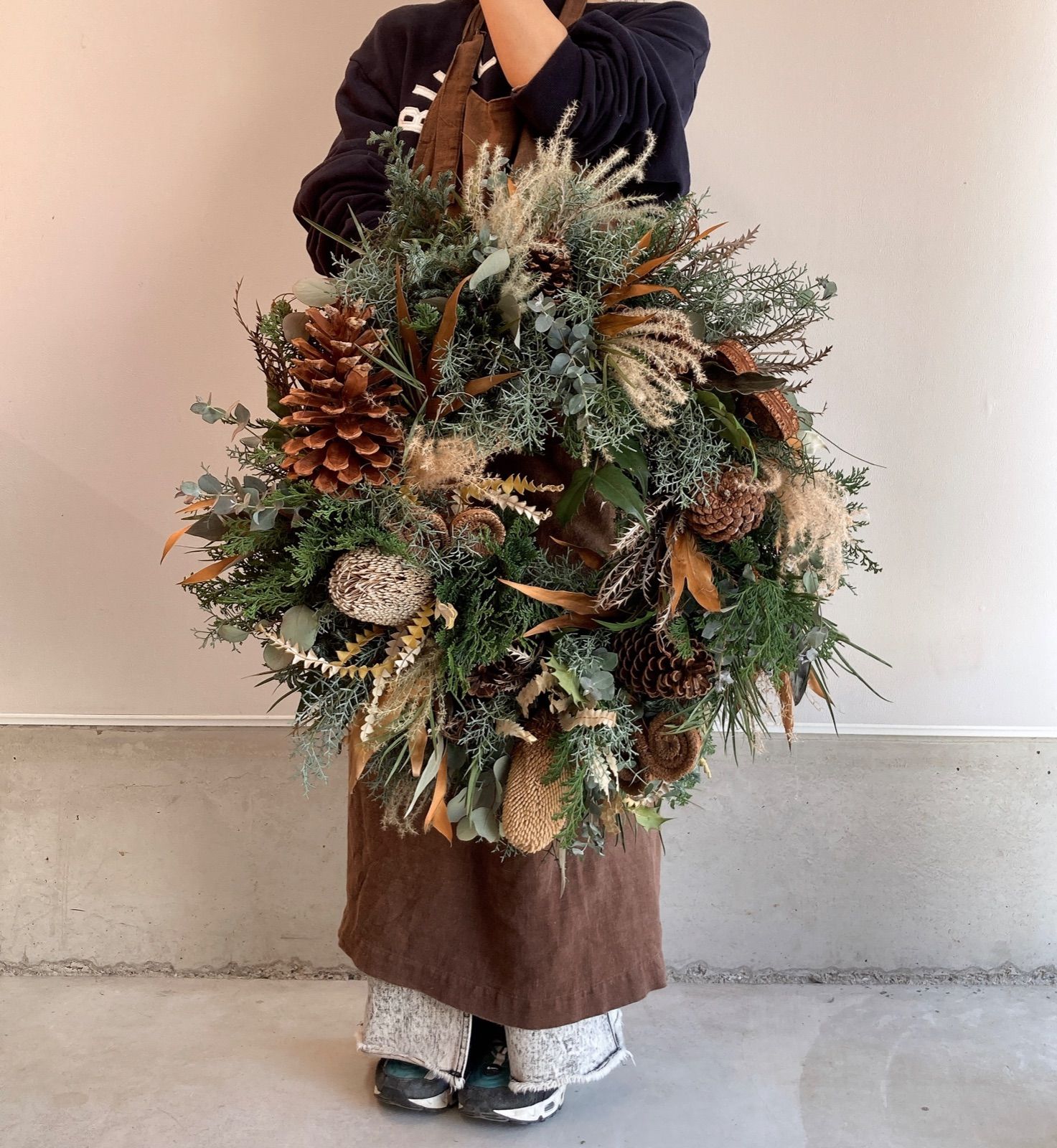 特大クリスマスリース 70cm 送料込み - TORIUMI FarmsteaD - メルカリ
