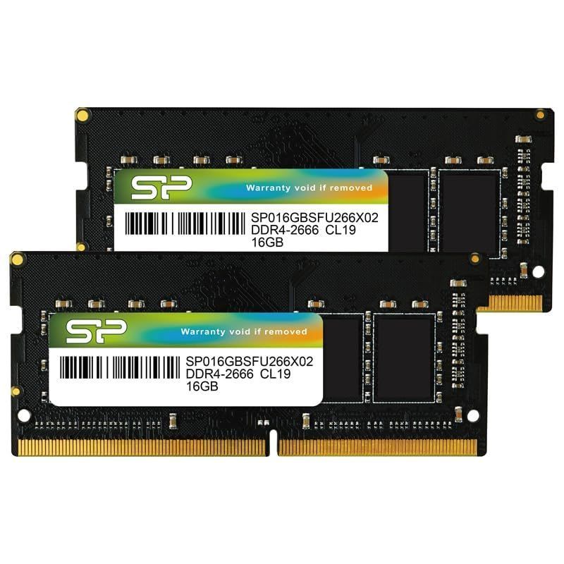 新品 シリコンパワー ノートPC用メモリ DDR4-2666(PC4-21300) 16GB×2枚