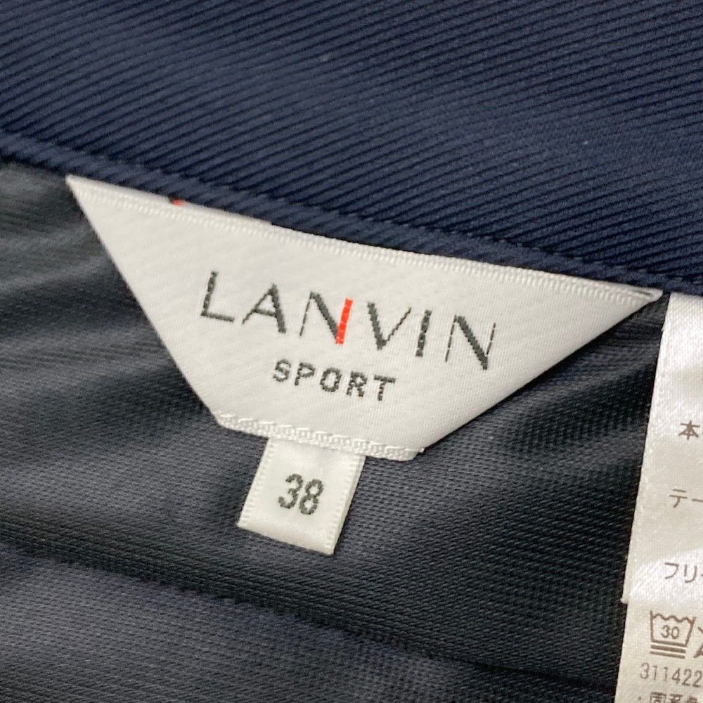 美品　ランパンスポール　ゴルフ　スカート　スリット　ネイビー　サイズ38 美品 ランパンスポール ゴルフ スカート スリット ネイビー